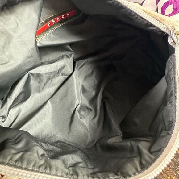 Prada Sport Canvas Barrel Bag Abstract Print - Picture 2 of 16